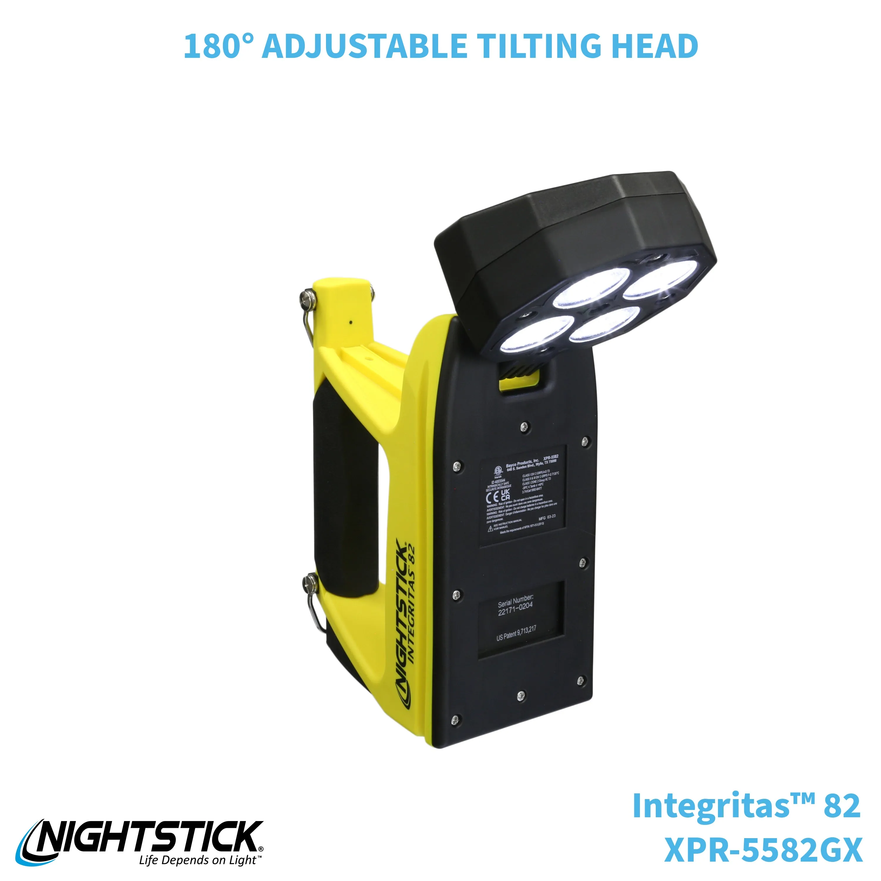 XPR-5582GX: INTEGRITAS™  82 IS Rechargeable Lantern