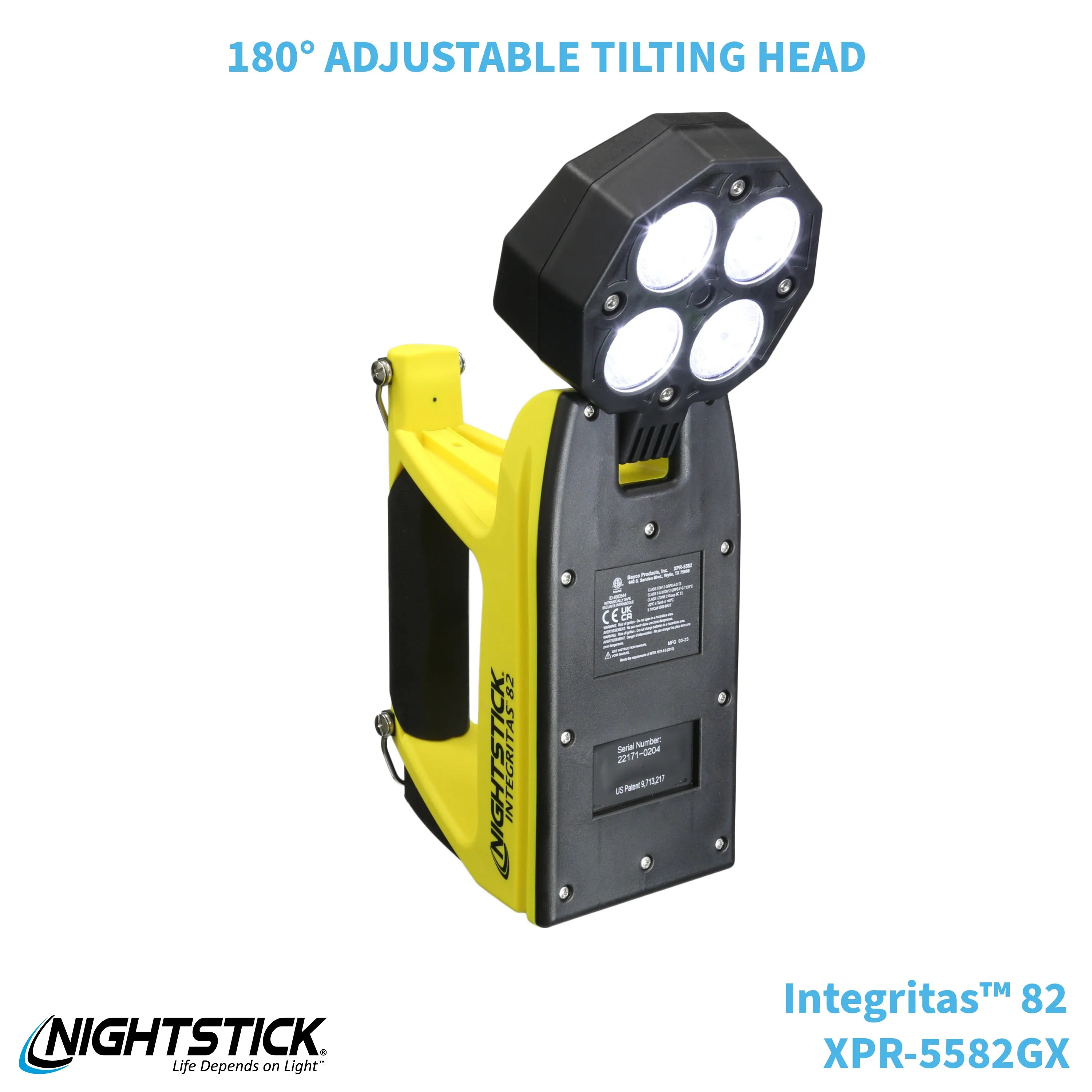 XPR-5582GX: INTEGRITAS™  82 IS Rechargeable Lantern