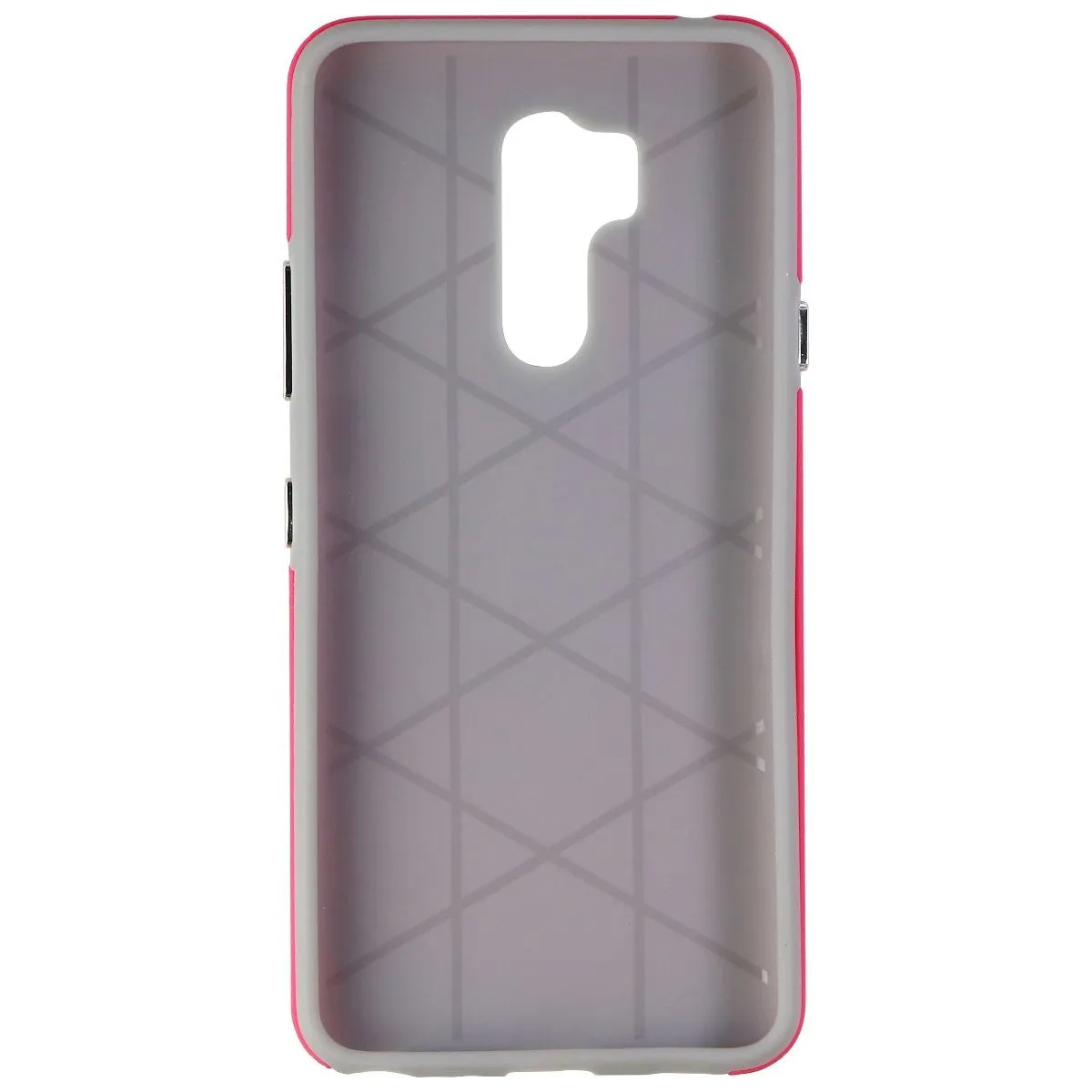 Xqisit Protective Cover for LG G7 ThinQ Smartphones - Pink/Gray